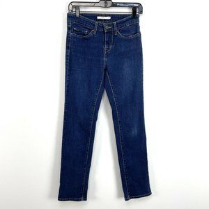 Levis Womens 712 Mid Rise Stretch Ankle Slim Denim Jeans Size 27